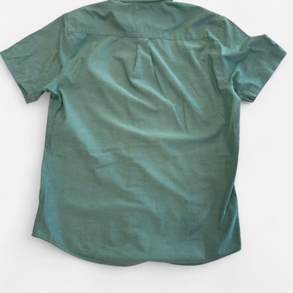 O'Neill Short Sleeve Button Down Surf Shirt Mint Green - Size L - Picture 2 of 3